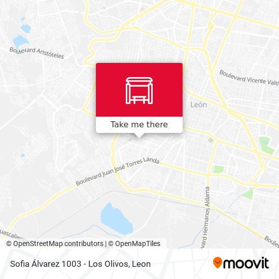 Sofia Álvarez 1003 -  Los Olivos map