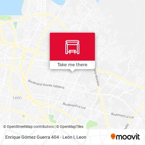Enrique Gómez Guerra 404 -  León I map