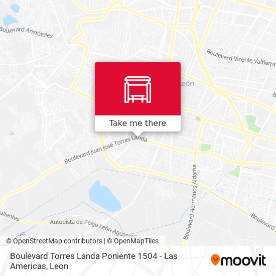 Mapa de Boulevard Torres Landa Poniente 1504 -  Las Americas
