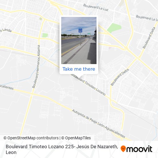 Mapa de Boulevard Timoteo Lozano 225-  Jesús De Nazareth