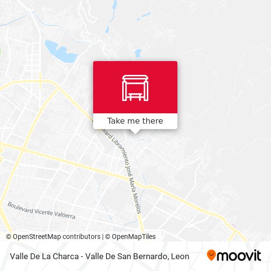 Mapa de Valle De La Charca - Valle De San Bernardo