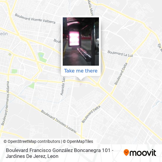 Mapa de Boulevard Francisco González Boncanegra 101 -  Jardines De Jerez