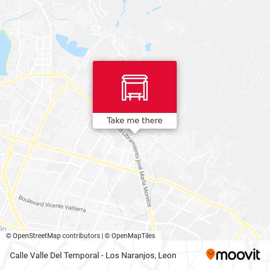 Calle Valle Del Temporal -  Los Naranjos map