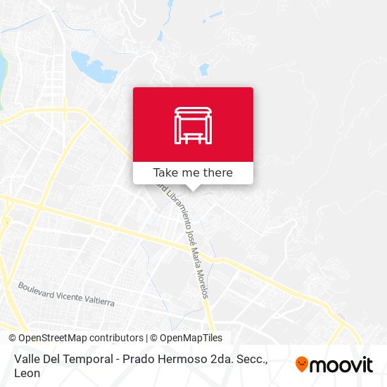 Valle Del Temporal - Prado Hermoso 2da. Secc. map