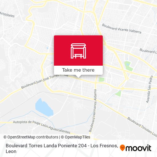 Mapa de Boulevard Torres Landa Poniente 204 -  Los Fresnos