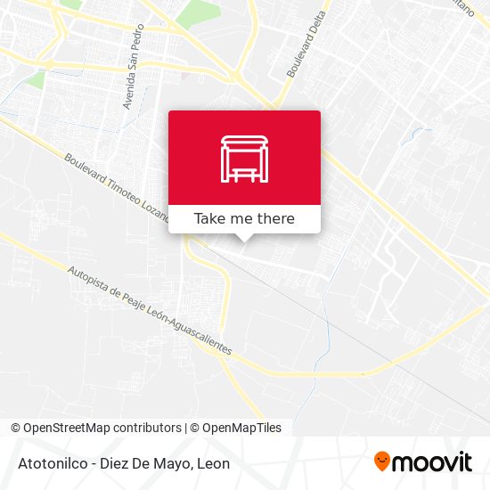Mapa de Atotonilco -  Diez De Mayo