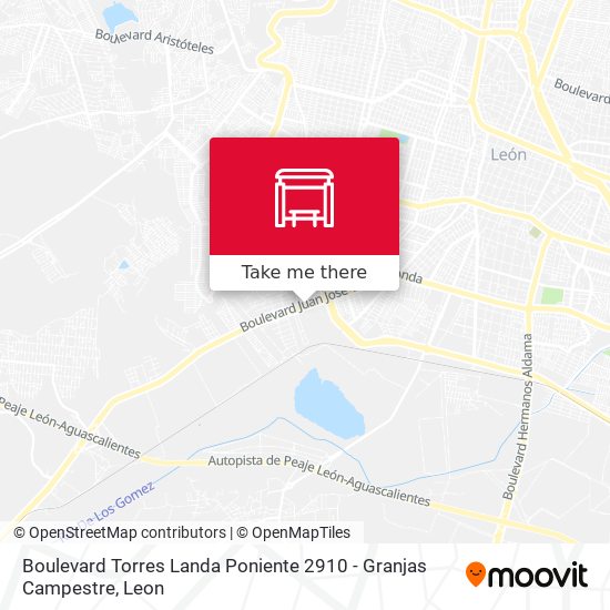 Mapa de Boulevard Torres Landa Poniente 2910 -  Granjas Campestre