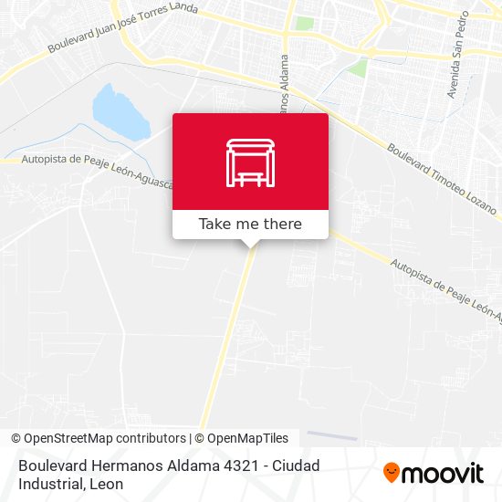 Boulevard Hermanos Aldama 4321 -  Ciudad Industrial map