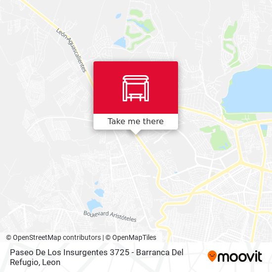 Mapa de Paseo De Los Insurgentes 3725 - Barranca Del Refugio