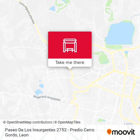 Paseo De Los Insurgentes 2752 -  Predio Cerro Gordo map