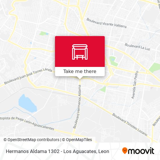 Hermanos Aldama 1302 -  Los Aguacates map