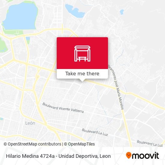 Hilario Medina 4724a -  Unidad Deportiva map