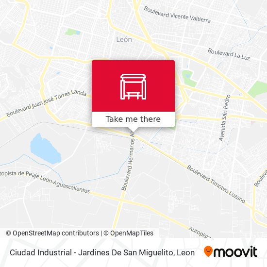 Mapa de Ciudad Industrial -  Jardines De San Miguelito