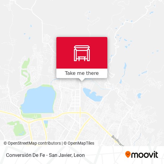 Conversión De Fe -  San Javier map