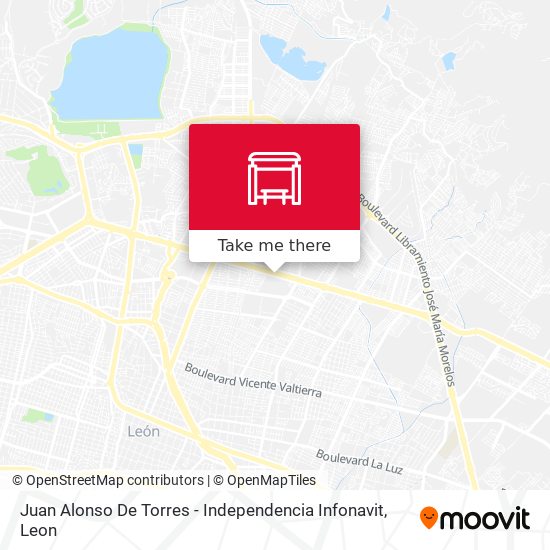 Juan Alonso De Torres  - Independencia Infonavit map