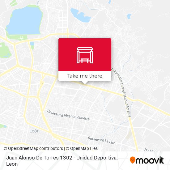 Juan Alonso De Torres 1302 -  Unidad Deportiva map