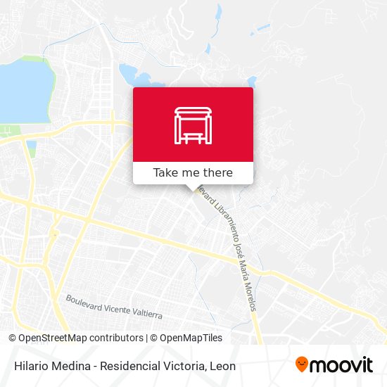 Hilario Medina -  Residencial Victoria map