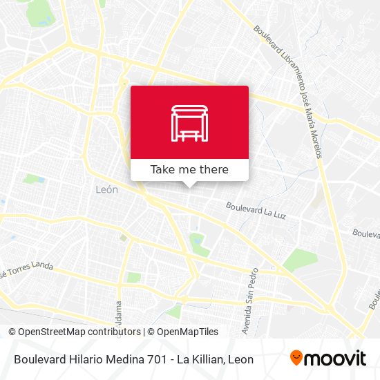 Boulevard Hilario Medina 701 - La Killian map