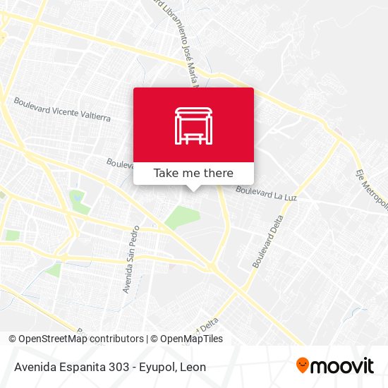 Avenida Espanita 303 - Eyupol map