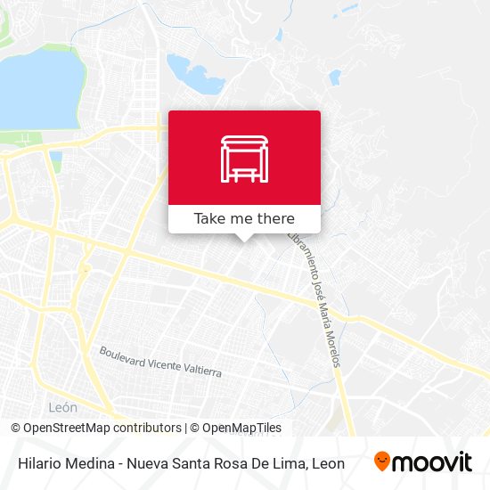Hilario Medina - Nueva Santa Rosa De Lima map