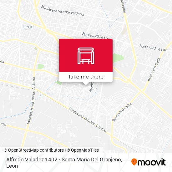 Alfredo Valadez 1402 -  Santa María Del Granjeno map