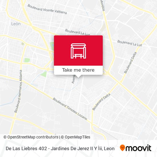 De Las Liebres 402 -  Jardines De Jerez II Y Ìii map
