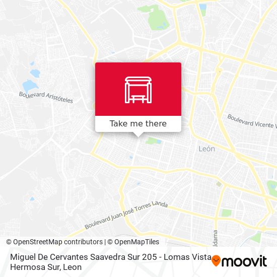 Miguel De Cervantes Saavedra Sur 205 -  Lomas Vista Hermosa Sur map