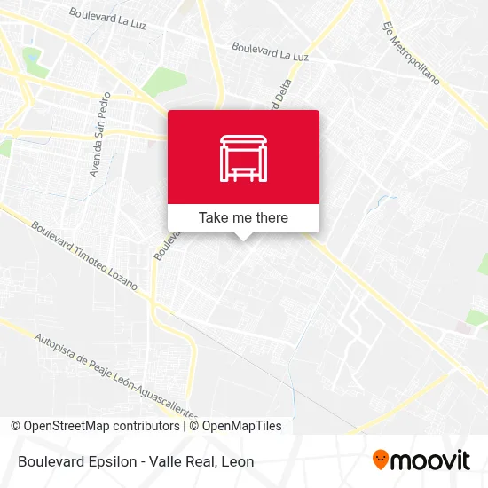 Boulevard Epsilon  -  Valle Real map