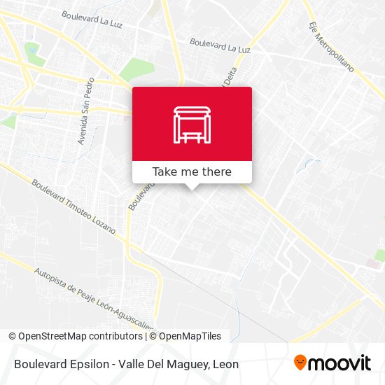 Boulevard Epsilon -  Valle Del Maguey map