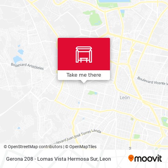 Mapa de Gerona 208 -  Lomas Vista Hermosa Sur