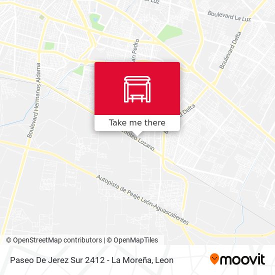 Paseo De Jerez Sur 2412 -  La Moreña map