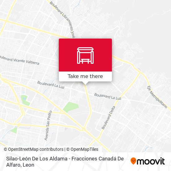 Mapa de Silao-León De Los Aldama -  Fracciones Canadá De Alfaro