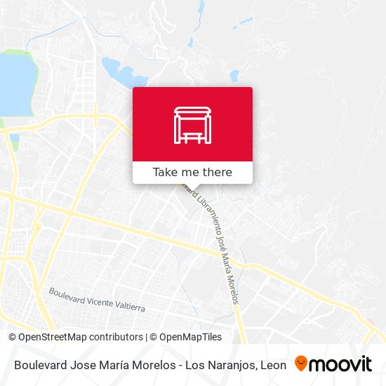 Mapa de Boulevard Jose María Morelos -  Los Naranjos