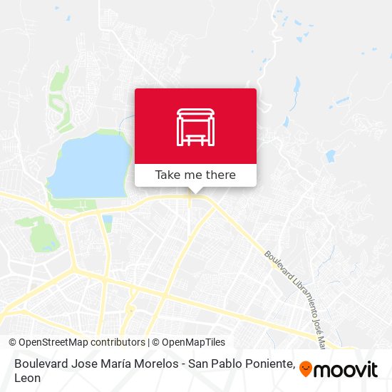 Mapa de Boulevard Jose María Morelos -  San Pablo Poniente