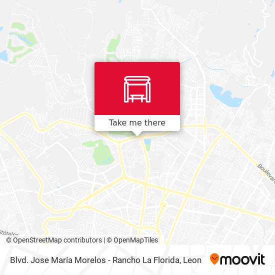 Blvd. Jose María Morelos - Rancho La Florida map