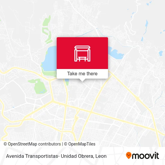 Avenida Transportistas-  Unidad Obrera map