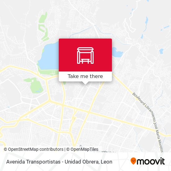 Avenida Transportistas  - Unidad Obrera map