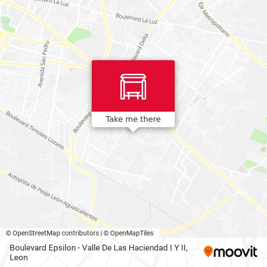 Boulevard Epsilon -  Valle De Las Haciendad I Y II map