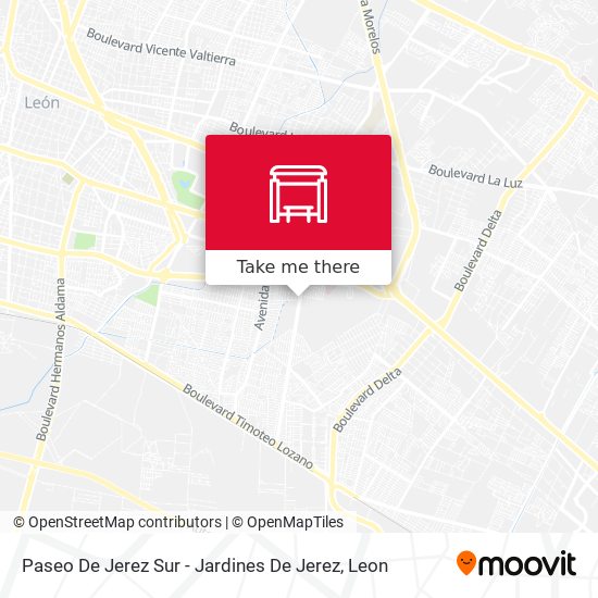 Mapa de Paseo De Jerez Sur  -  Jardines De Jerez