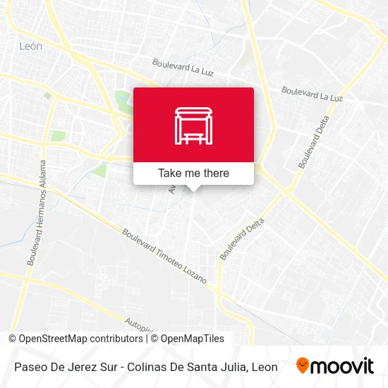 Mapa de Paseo De Jerez Sur -  Colinas De Santa Julia