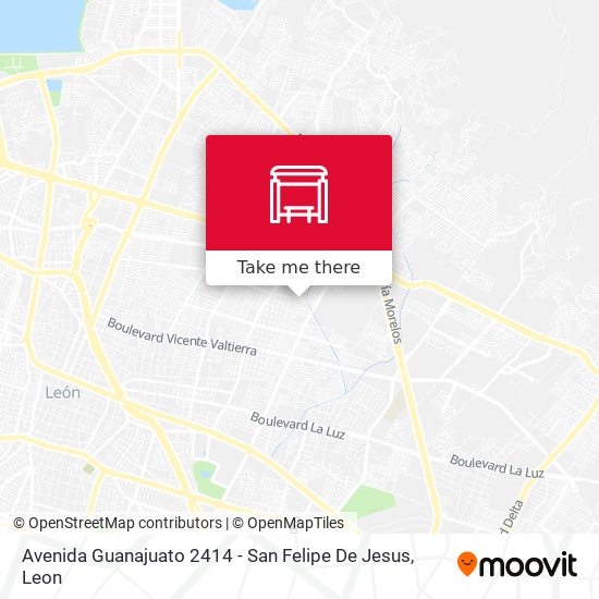 Mapa de Avenida Guanajuato 2414 - San Felipe De Jesus