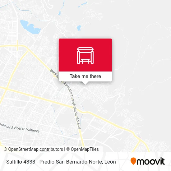 Saltillo 4333 -  Predio San Bernardo Norte map
