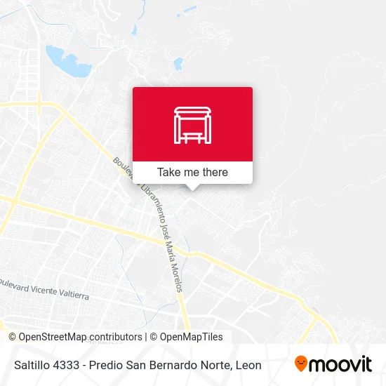Saltillo 4333 -  Predio San Bernardo Norte map