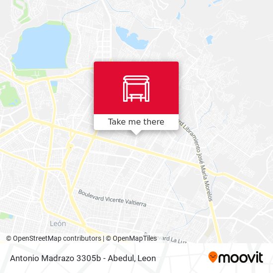Antonio Madrazo 3305b -  Abedul map