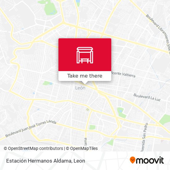Mapa de Estación Hermanos Aldama