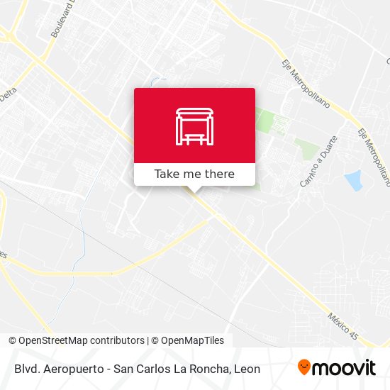 Blvd. Aeropuerto - San Carlos La Roncha map