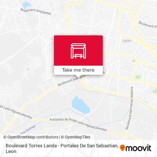 Mapa de Boulevard Torres Landa -  Portales De San Sebastian