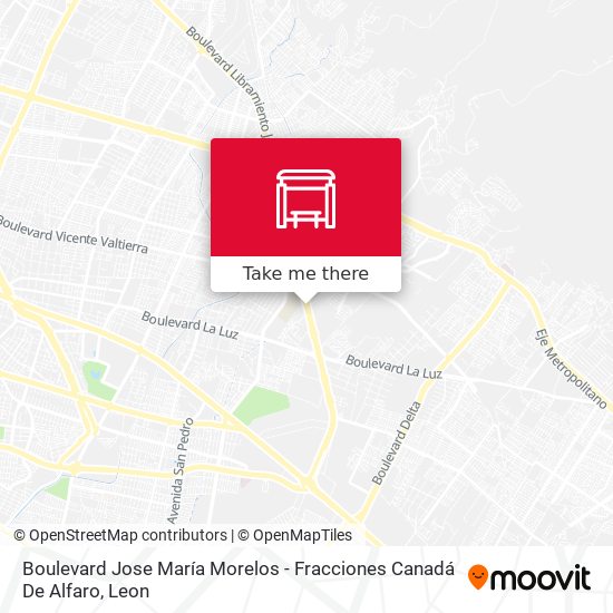 Boulevard Jose María Morelos -  Fracciones Canadá De Alfaro map