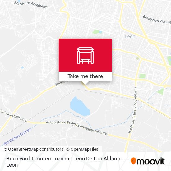 Mapa de Boulevard Timoteo Lozano -  León De Los Aldama