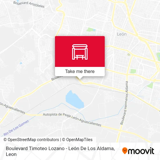 Mapa de Boulevard Timoteo Lozano -  León De Los Aldama